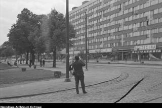 Skrzyżowanie al. Wyzwolenia i ul. Malczewskiego w Szczecinie w 1969 roku