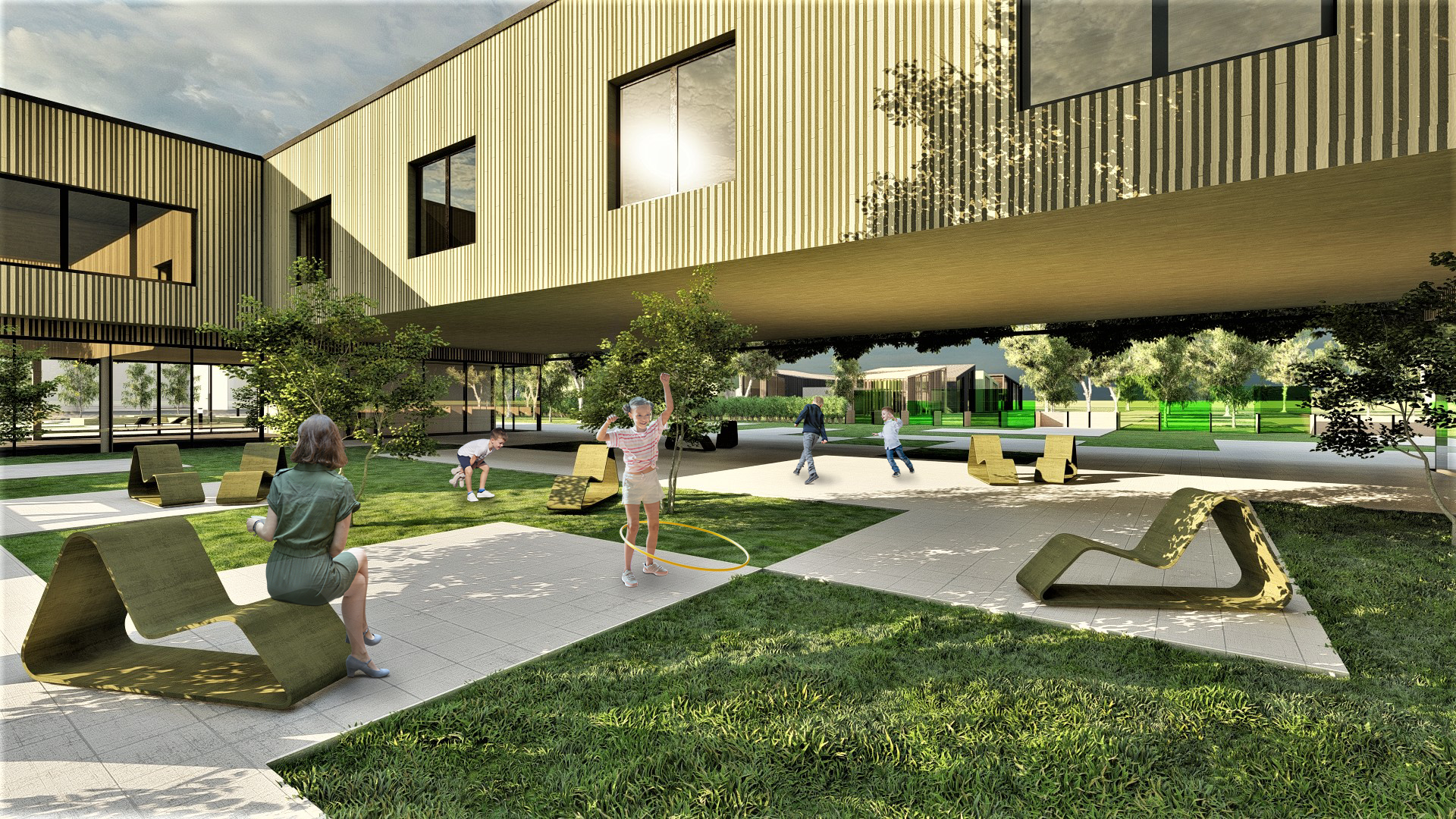 Koncepcja szkoły podstawowej jako przykład obiektu, który buduje świadomość ekologiczną od najmłodszych lat