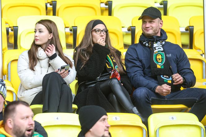 Kibice na meczu GKS Katowice - Lech Poznań