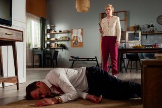 Barwy szczęścia, odcinek 3270. Sonia (Weronika Nockowska), Stefaniak (Paweł Ławrynowicz)