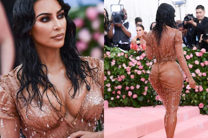 Kim Kardashian na MET GALA 2019. Równie dobrze mogła przyjść nago [ZDJĘCIA]
