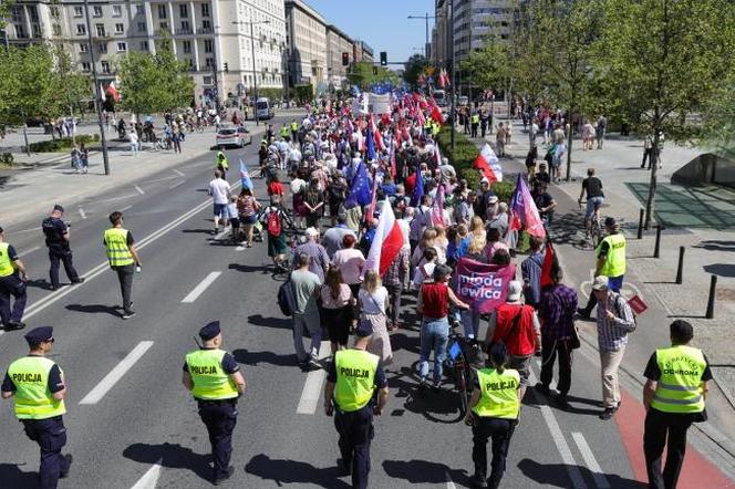 Marsz Lewicy i OZZ z okazji Święta Pracy