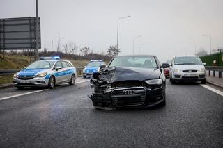 Karambol na S74 w Cedzynie