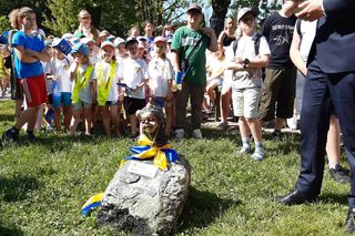 Tarnowski Szlak Maszkaronów znowu się powiększył. W Ogrodzie Jordanowskim pojawił się Maszkaron Dzieci
