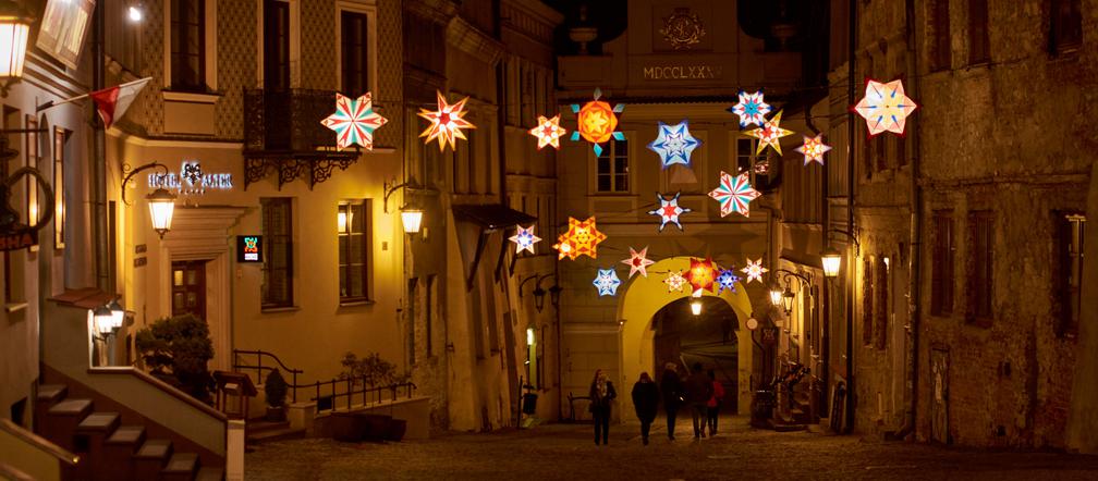 Lublin: Bożonarodzeniowe dekoracje ozdobiły miasto. Zobaczcie!