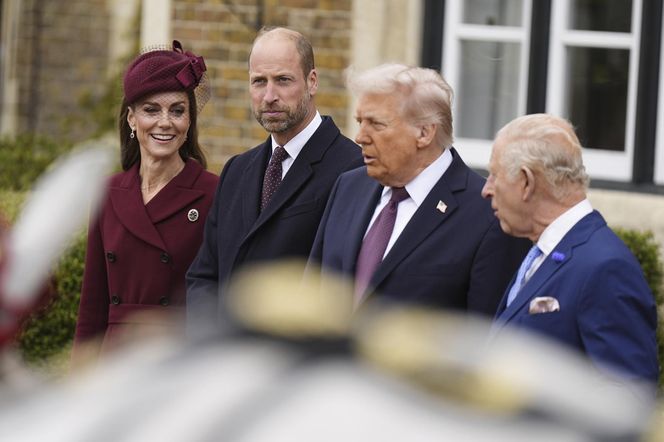 Donald Trump w Wielkiej Brytanii, spotkanie z królem Karolem III