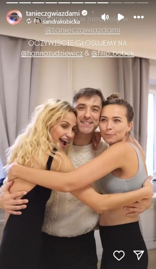 Sandra Kubicka, Filip Bobek, Hanna Żudziewicz