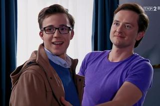 Barwy szczęścia, odc. 2023. Władek (Przemysław Stippa), Kajtek (Jakub Dmochowski)