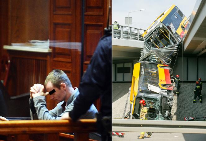 Sprawa Tomasza U. odroczona. Biegły uratuje kierowcę z Mostu Grota-Roweckiego?