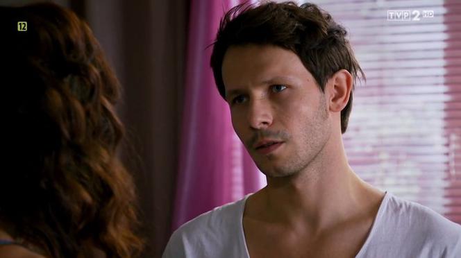 Barwy szczęścia odc. 2054. Celina (Orina Krajewska), Franek (Mateusz Banasiuk)