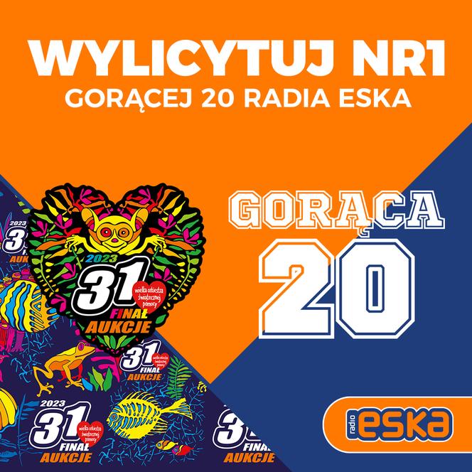 WOŚP 2023: wylicytuj numer jeden Gorącej 20 Radia ESKA!