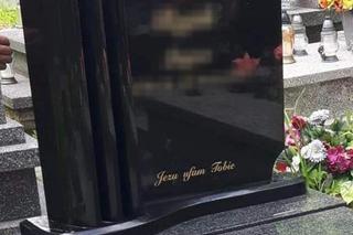 Skradziony nagrobek z cmentarza w Dysie