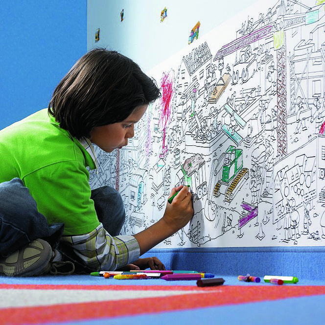 Ściana do malowania - ku radości młodych twórców
