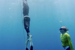 Polka Agata Załęcka osiągnęła sukces bijąc rekord swiata we freedivingu.