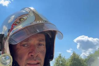 Barwy szczęścia po wakacjach. Mariusz (Rafał Cieszyński) na planie