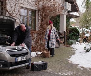 	M jak miłość odc. 1854. Jagoda (Katarzyna Kołeczek), Tadeusz (Bartłomiej Nowosielski)