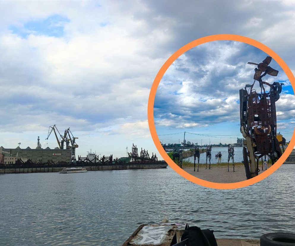 Rzeźby wychodzące z morza. Nietypowa atrakcja w Gdańsku 