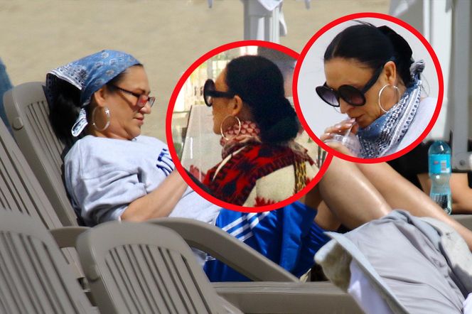 Kayah. Leczyła gardło i opalała kolana