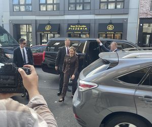 Pierwsza dama Marta Nawrocka w Pierożku na Greenpoincie