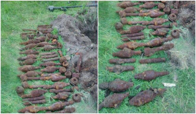 Na plebanii w Maluszynie znaleziono kilkadziesiąt pocisków rakietowych
