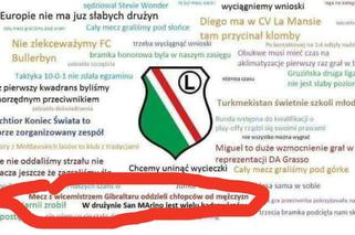 Memy po meczu Europa FC - Legia Warszawa