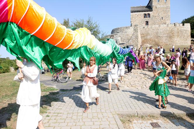 Parada smoków w Będzinie 