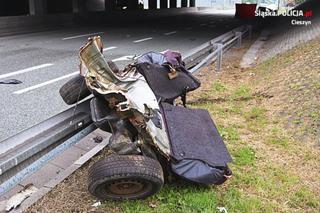 Śląskie: mniejszy ruch na drogach, a ludzie i tak giną w wypadkach