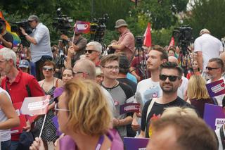 Protest przeciw przemocy w Białymstoku