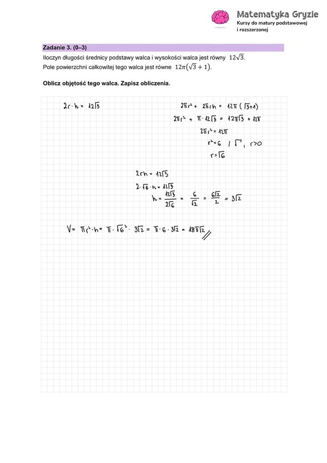 Matura próbna MATEMATYKA ROZSZERZONA 2024 - ODPOWIEDZI, GOTOWE ROZWIĄZANIA