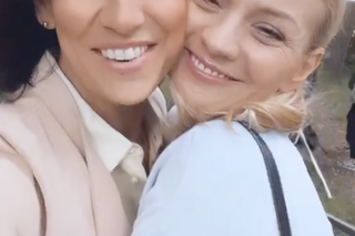 M jak miłość odc. 1739 na planie. Patrycja (Alżbeta Lenska), Jagoda (Katarzyna Kołeczek)