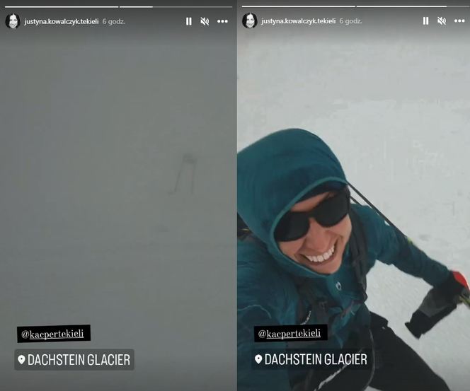 Justyna Kowalczyk i śnieg w październiku