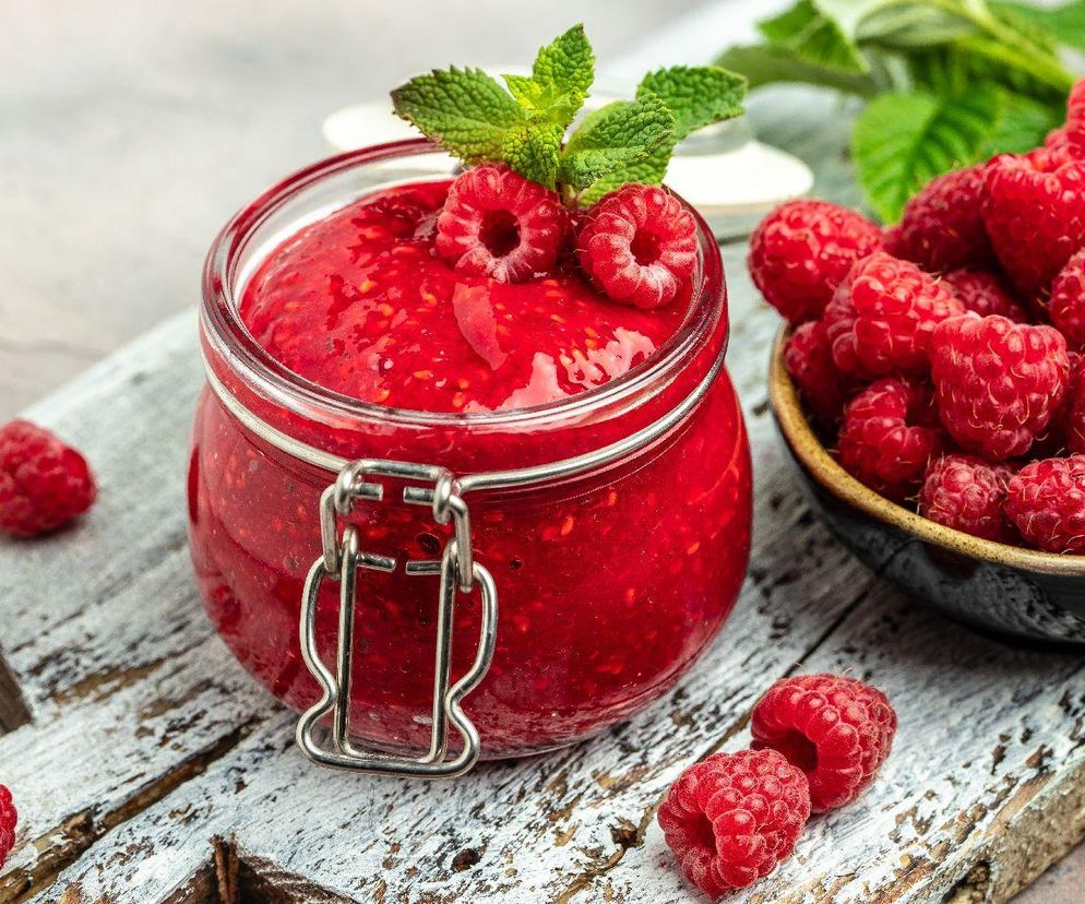 szybki dżem malinowy