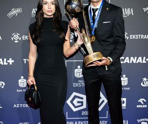 Bartłomiej Wdowik z dziewczyną 