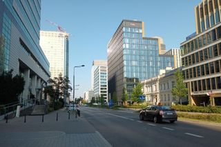 Ulica Grzybowska w Warszawie przed przebudową