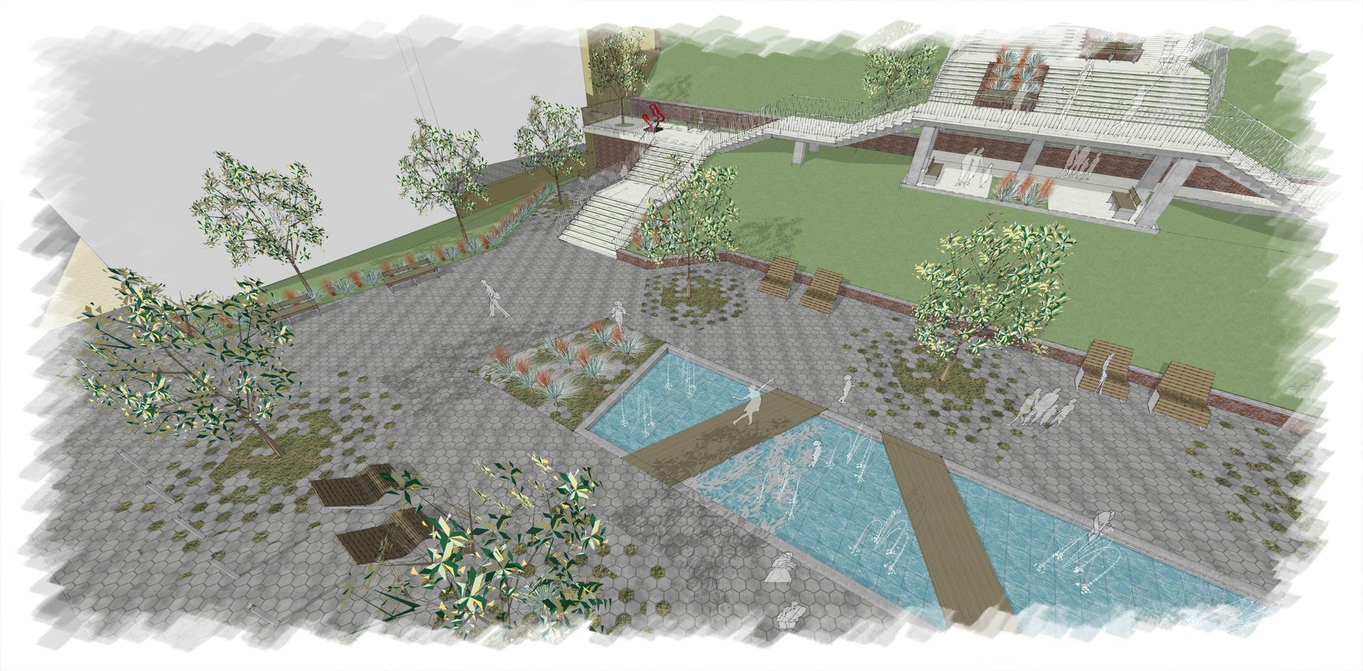 Schody Donikąd - wizualizacje