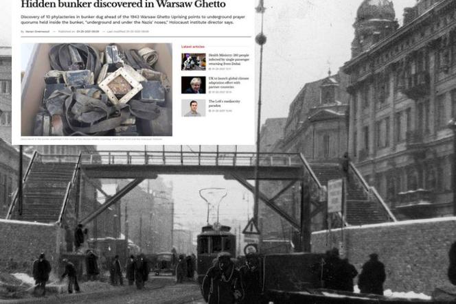 Ukryty bunkier w Warszawie. Zabytki potajemnie wywieziono do Izraela