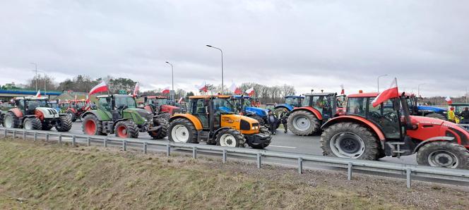 Rolnicy z woj. lubelskiego blokują drogi w regionie. Na protestującymi czuwa policja 