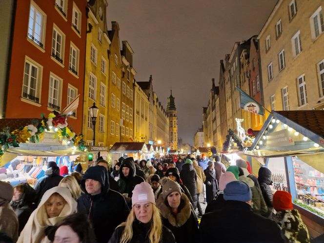 Tłumy na Jarmarku Bożonarodzeniowym w Gdańsku. Pierwszy weekend za nami