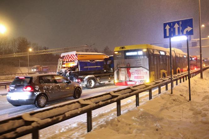 Śnieżyca w Warszawie