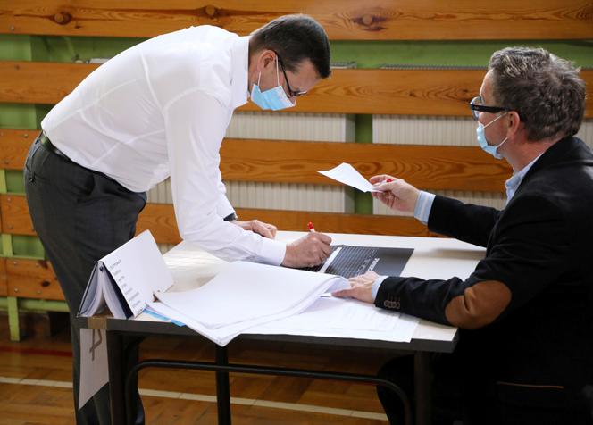 Wybory 2020. Premier Mateusz Morawiecki zagłosował
