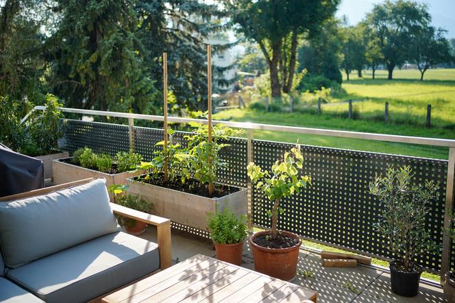 Nowoczesny balkon, mały balkon w bloku - aranżacje, inspiracje, zdjęcia