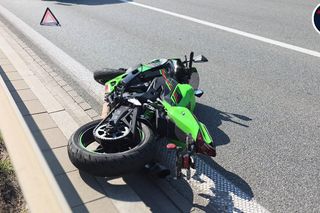  Śmiertelny wypadek motocyklisty na Wisłostradzie