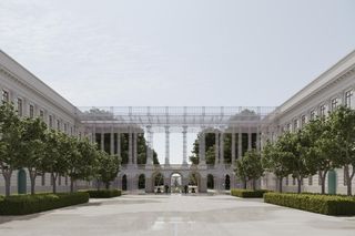 Odbudowa Pałacu Saskiego, Pałacu Brühla oraz kamienic przy ulicy Królewskiej w Warszawie, 3 nagroda w konkursie, projekt we współpracy z LAN Architecture