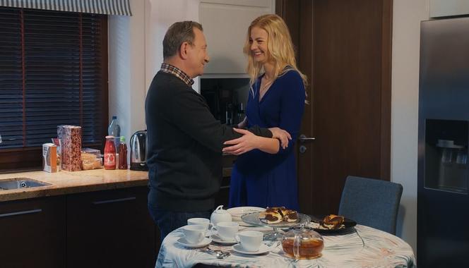 M jak miłość, odcinek 1724. Jagoda (Katarzyna Kołeczek), Staszek (Sławomir Holland)