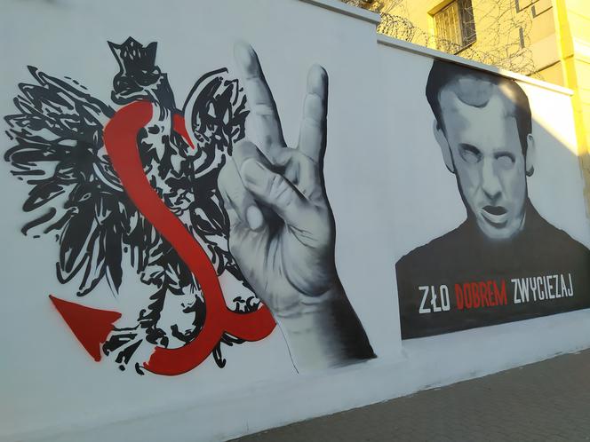 Powstawanie nowego muralu Solidarności w Siedlcach - 28.09.2021