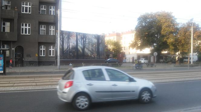 Leśny mural we Wrocławiu