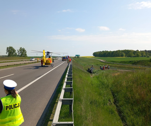 Wypadek za wypadkiem na S3. Do jednego musiał przylecieć śmigłowiec LPR