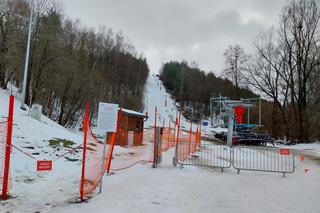 Stok narciarski Biała Góra w Justynówce