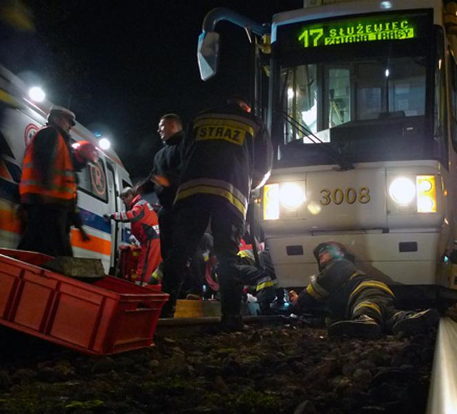 Tramwaj zmiażdzył człowieka