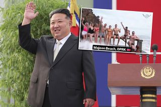 Kim Dzong Un reklamuje wakacje w Korei Północnej! Rosjanki w bikini